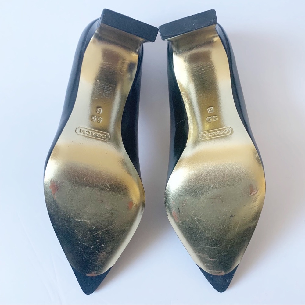 COACH POINTY FLAT SQUARE STILETTO - Picture 9 of 11